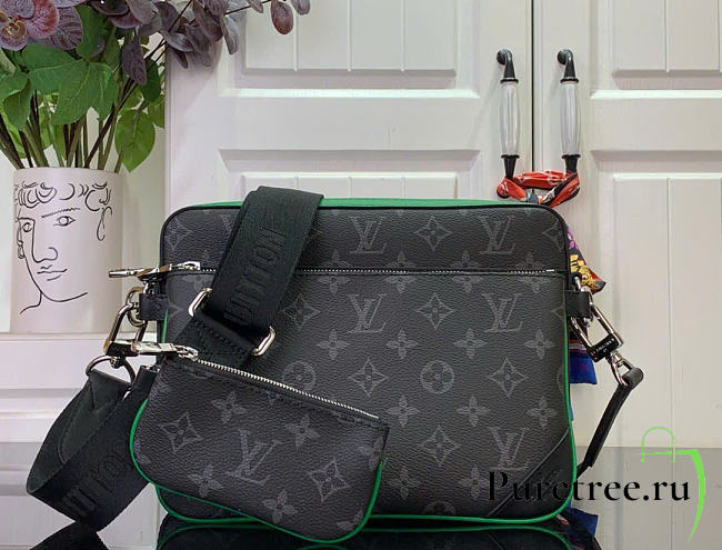 LOUIS VUITTON | Trio Messenger Bamboo Green M26052 - 1