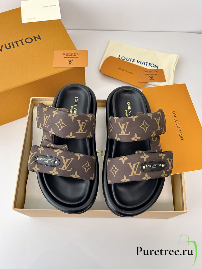 LOUIS VUITTON | Pool Pillow Comfort Monogram Sandals 01 - 1