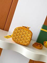 GOYARD | Petit Flot Mini – Bucket Bag Chevron Canvas In Yellow - 5