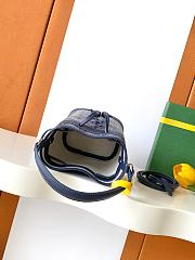 GOYARD | Petit Flot Mini – Bucket Bag Chevron Canvas In Navy Blue - 6