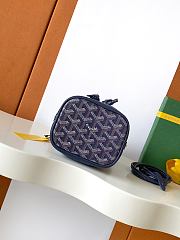 GOYARD | Petit Flot Mini – Bucket Bag Chevron Canvas In Navy Blue - 4