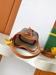 GOYARD | Petit Flot Mini – Bucket Bag Chevron Canvas In Brown  - 3