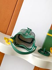 GOYARD | Petit Flot Mini – Bucket Bag Chevron Canvas In Green  - 6