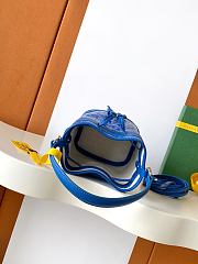 GOYARD | Petit Flot Mini – Bucket Bag Chevron Canvas In Blue - 6