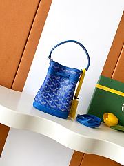 GOYARD | Petit Flot Mini – Bucket Bag Chevron Canvas In Blue - 3