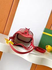 GOYARD | Petit Flot Mini – Bucket Bag Chevron Canvas In Red - 6