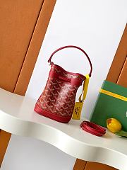 GOYARD | Petit Flot Mini – Bucket Bag Chevron Canvas In Red - 3