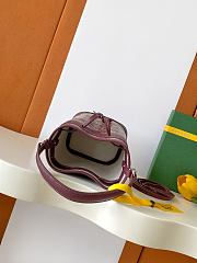 GOYARD | Petit Flot Mini – Bucket Bag Chevron Canvas In Burgundy - 5