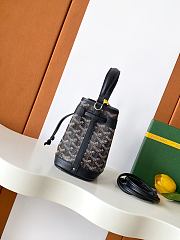 GOYARD | Petit Flot Mini – Bucket Bag Chevron Canvas In Black - 5