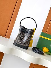 GOYARD | Petit Flot Mini – Bucket Bag Chevron Canvas In Black - 3