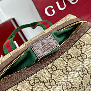 GUCCI | Mini GG handbag Beige and dark brown soft - 6