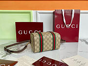 GUCCI | Mini GG handbag Beige and dark brown soft - 2