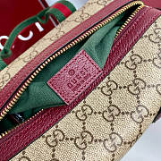 GUCCI | Mini GG handbag Burgundy and dark brown soft - 6