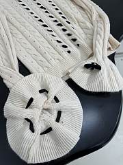 Valentino Wool Ruffle Sleeve Sweater In Beige - 2