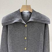 Bottega Veneta Woolen Button Knitwear In Black - 2