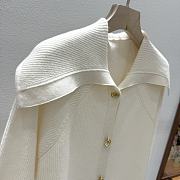 Bottega Veneta Woolen Button Knitwear In White - 6