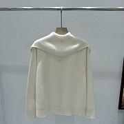 Bottega Veneta Woolen Button Knitwear In White - 2