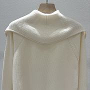 Bottega Veneta Woolen Button Knitwear In White - 4