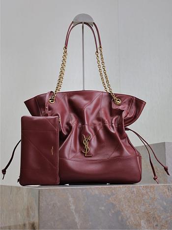 YSL | Jamie Shopping In Lambskin BorDeaux