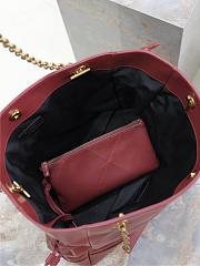 YSL | Jamie Shopping In Lambskin BorDeaux - 6