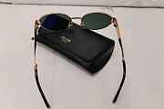 CELINE | Triomphe Metal 01 sunglasses in Metal Green  - 2