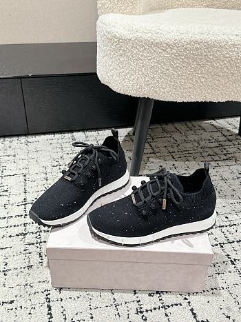 Jimmy Choo Knit Socks Casual Sneakers 01