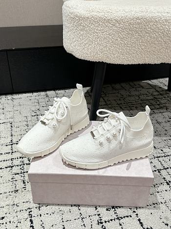 Jimmy Choo Knit Socks Casual Sneakers 02