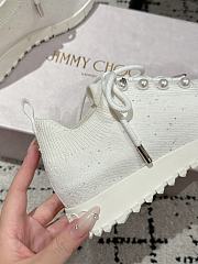 Jimmy Choo Knit Socks Casual Sneakers 02 - 5