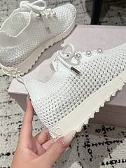 Jimmy Choo Knit Socks Casual Sneakers 04 - 3
