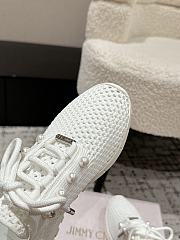 Jimmy Choo Knit Socks Casual Sneakers 04 - 4