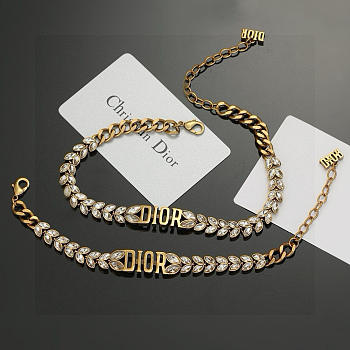DIOR | Necklace & Bracelet Set