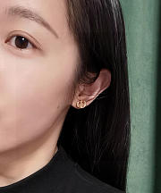 DIOR | CD letter simple earrings - 3
