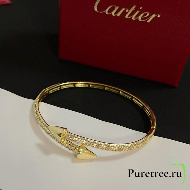 Cartier diamond bracelets in gold 01 - 1