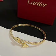 Cartier diamond bracelets in gold 01 - 1