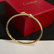 Cartier diamond bracelets in gold 01 - 2