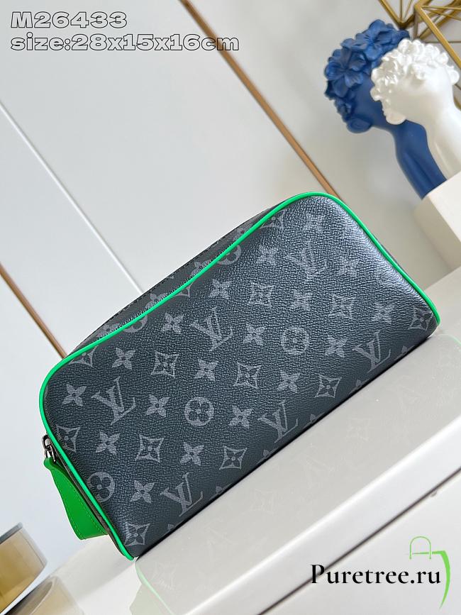 LOUIS VUITTON | Dopp Kit Monogram Eclipse Canvas Green M26433 - 1