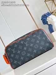 LOUIS VUITTON | Dopp Kit Monogram Eclipse Canvas Orange M26433 - 1