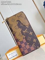 LOUIS VUITTON | Zippy Wallet Monogram Landscape Damier In Brown - 1