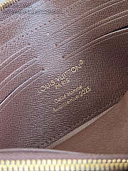 LOUIS VUITTON | Zippy Wallet Monogram Landscape Damier In Brown - 6