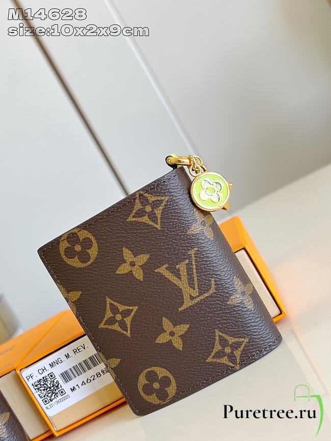 LOUIS VUITTON | LV Charms Pocket Wallet Monogram/Zesty Lime M14628 - 1