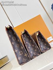 LOUIS VUITTON | Trio Trio Toilet Pouch Monogram M47195  - 5