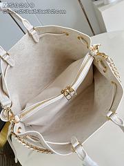 LOUIS VUITTON | Bella Tote Perforated Mahina calfskin leather Dream Cream M15116 - 6