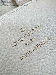 LOUIS VUITTON | Bella Tote Perforated Mahina calfskin leather Dream Cream M15116 - 5