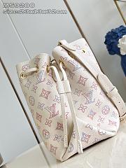 LOUIS VUITTON | Bella Tote Perforated Mahina calfskin leather Dream Cream M15116 - 3