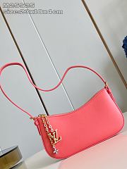LOUIS VUITTON | LV Bloom Pochette Bag Calfskin Pink M25525 - 1
