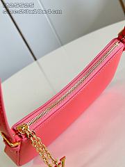 LOUIS VUITTON | LV Bloom Pochette Bag Calfskin Pink M25525 - 4