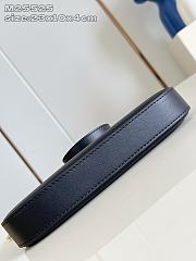 LOUIS VUITTON | LV Bloom Pochette Bag Calfskin Black M25525 - 3