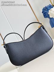 LOUIS VUITTON | LV Bloom Pochette Bag Calfskin Black M25525 - 4