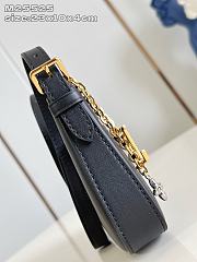 LOUIS VUITTON | LV Bloom Pochette Bag Calfskin Black M25525 - 2