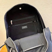 YSL | City backpack in canvas, nylon and leather in black - 6